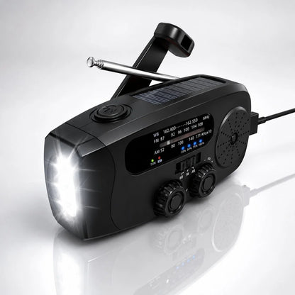 Emergency Radio Solar & Hand Crank With SOS