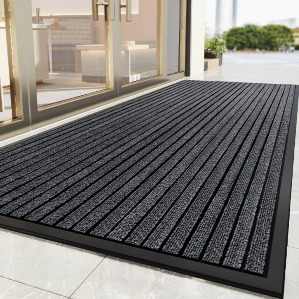 Entrance Mat Textured Dirt-Scraping & Non-Slip Backing