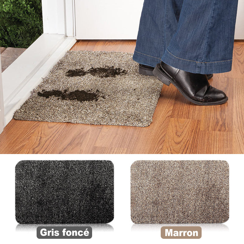 Entryway Doormat Nano-Absorbent Polyester Non-Slip Rubber Base