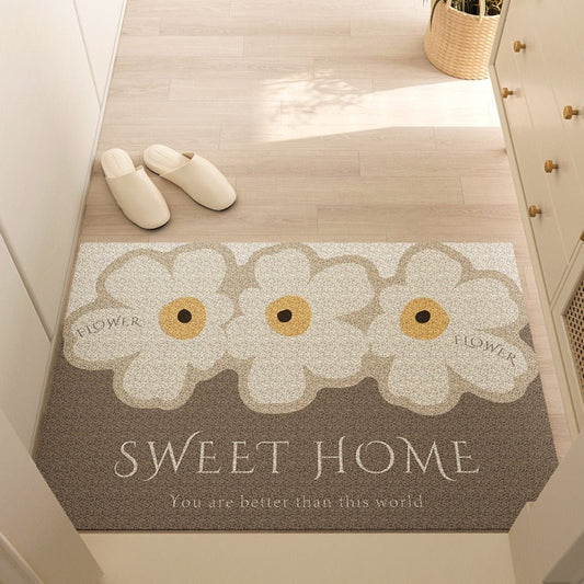 Entryway Doormat Non-Slip & Machine Washable Soft Surface
