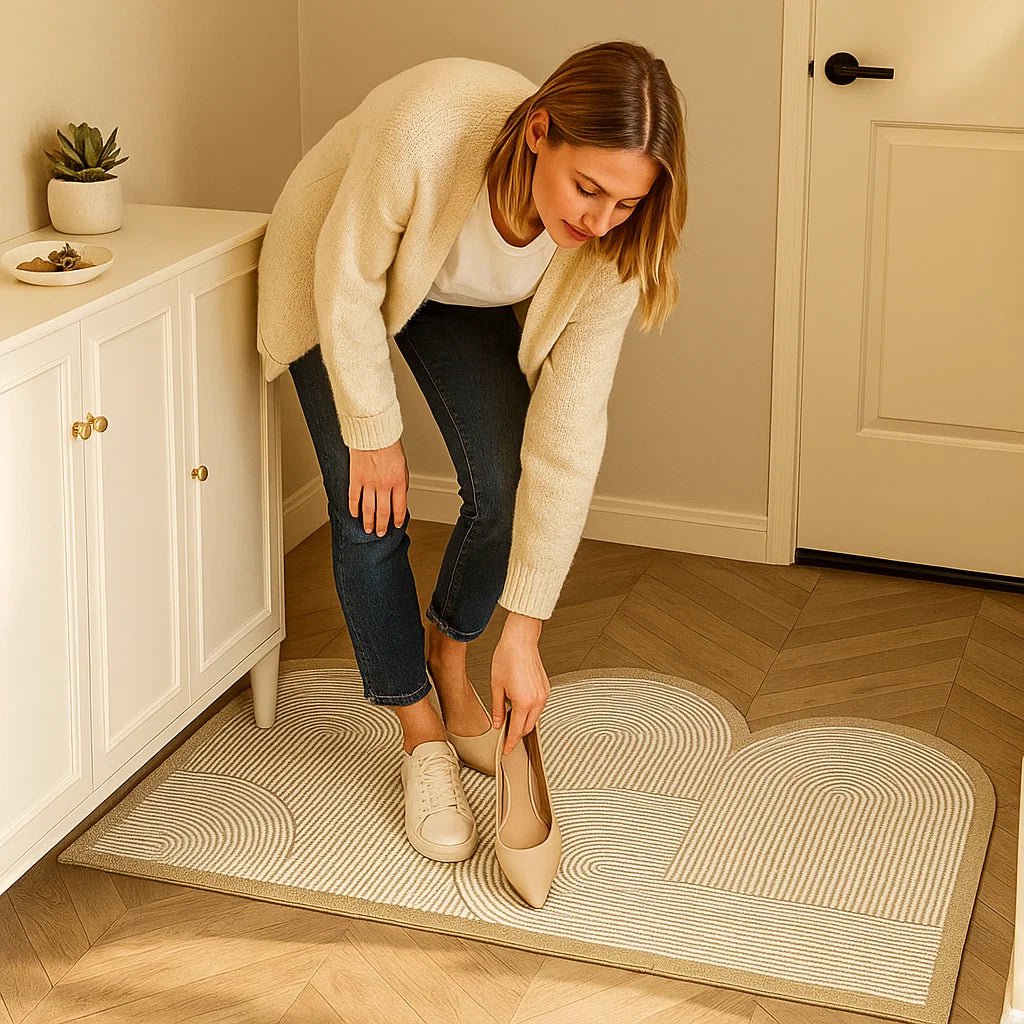 Entryway Doormat Non-Slip & Machine Washable Soft Surface