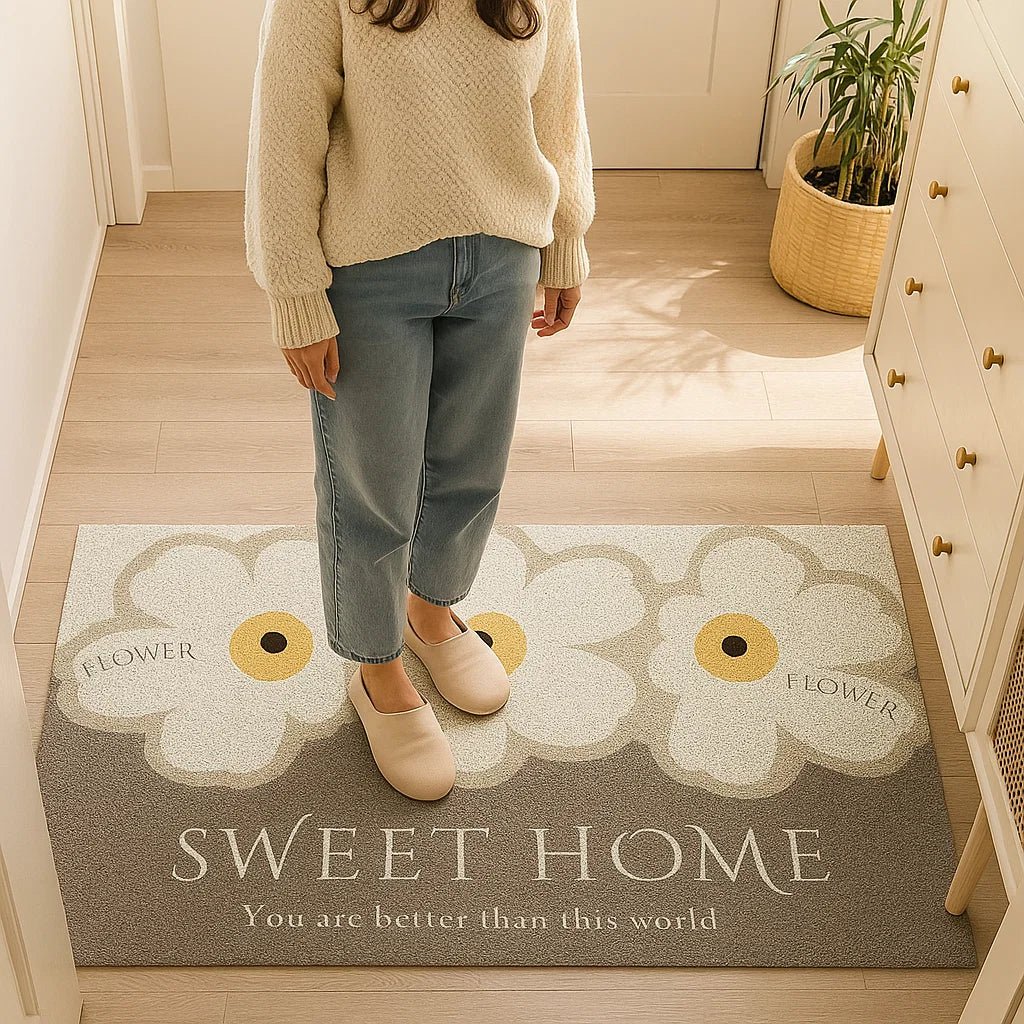 Entryway Doormat Non-Slip & Machine Washable Soft Surface