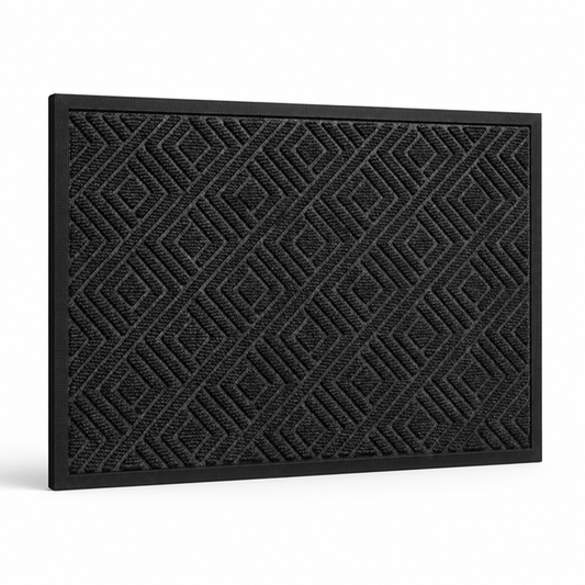 Entryway Mat Chevron Durable Non-Slip Backing