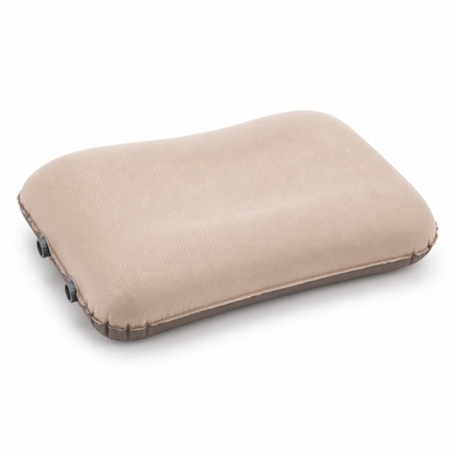 Ergonomic Contour Inflatable Camping Pillow (Double-Valve Inflation)