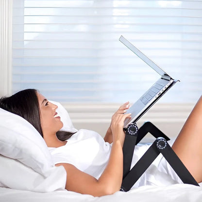 Ergonomic Laptop Stand with 360° Rotation – Supportive Flexibility
