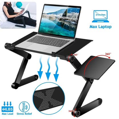 Ergonomic Laptop Stand with 360° Rotation – Supportive Flexibility