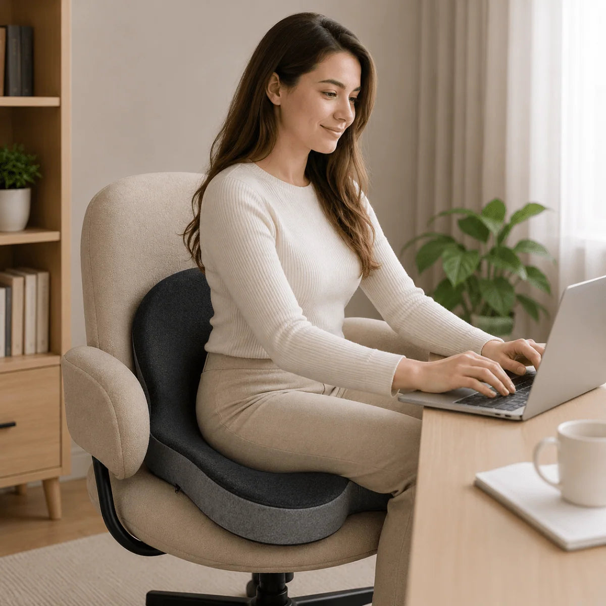 Ergonomic Pillow Memory Foam Contouring Neck Support