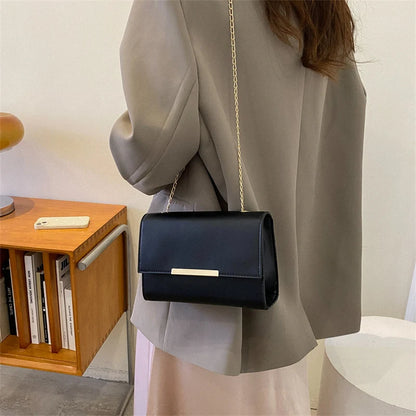 Evening Clutch Synthetic Leather Removable Chain Strap