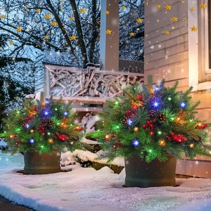 Evergreen Urn Filler Battery-Powered 35 LEDs With Timer