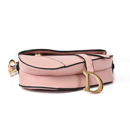 Exclusive PU Leather Shoulder Bag for Women – Chic Saddle Style