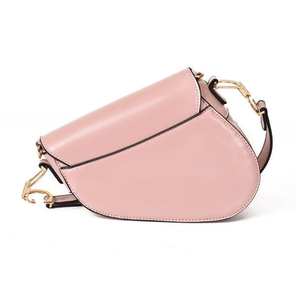Exclusive PU Leather Shoulder Bag for Women – Chic Saddle Style