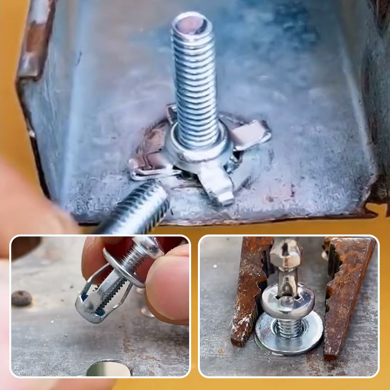 Expansion Bolt Set Flower Expansion Zinc-Plated M4 x 20mm