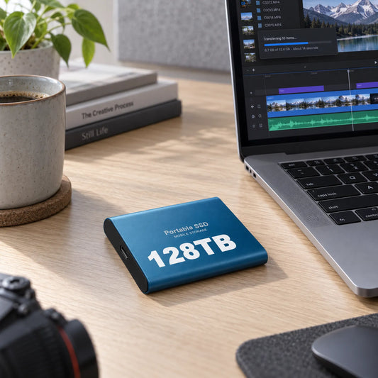External SSD 128 TB Portable 540 MB/s Transfer Speed