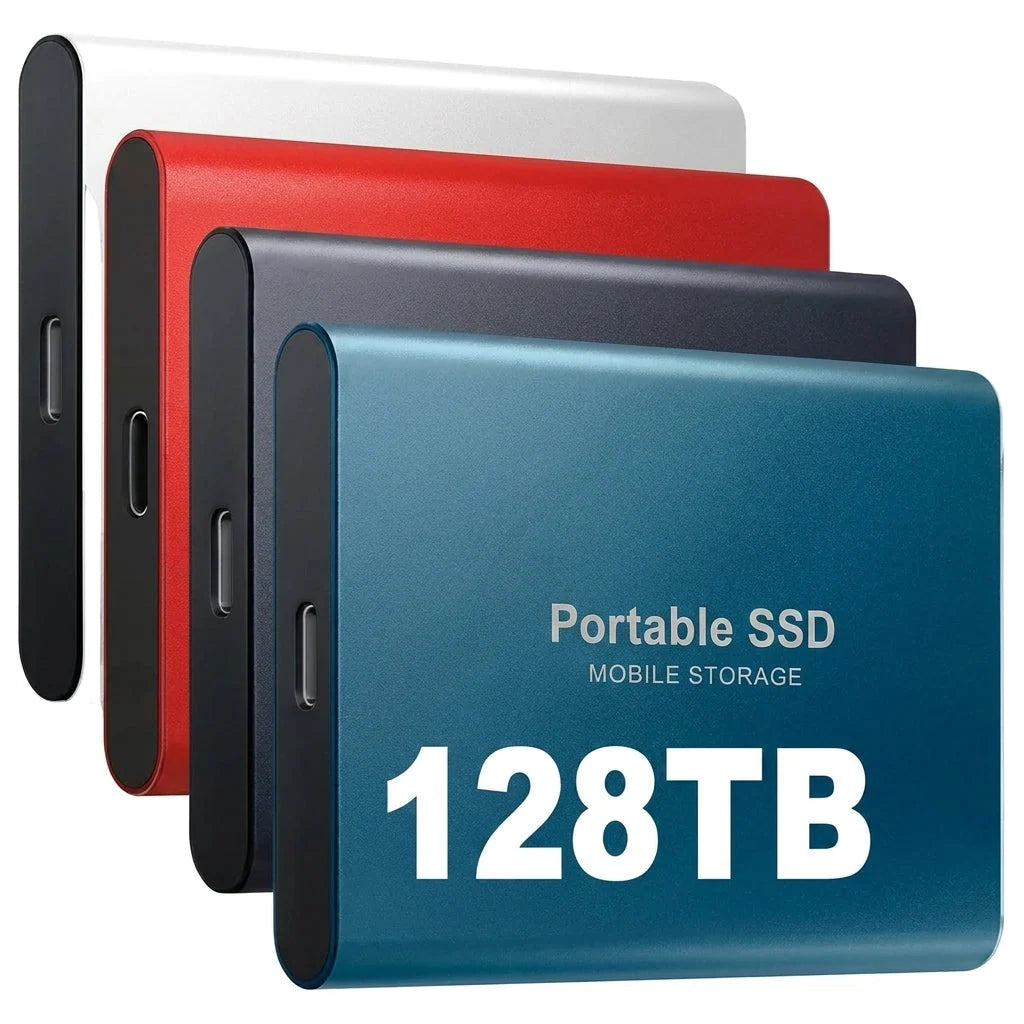 External SSD Drive 128TB Portable 540 MB/s