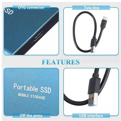 External SSD USB-C 128GB 520 MB/s