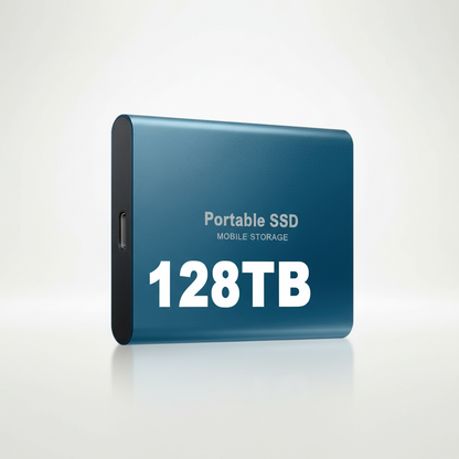 External SSD USB-C 128GB 520 MB/s