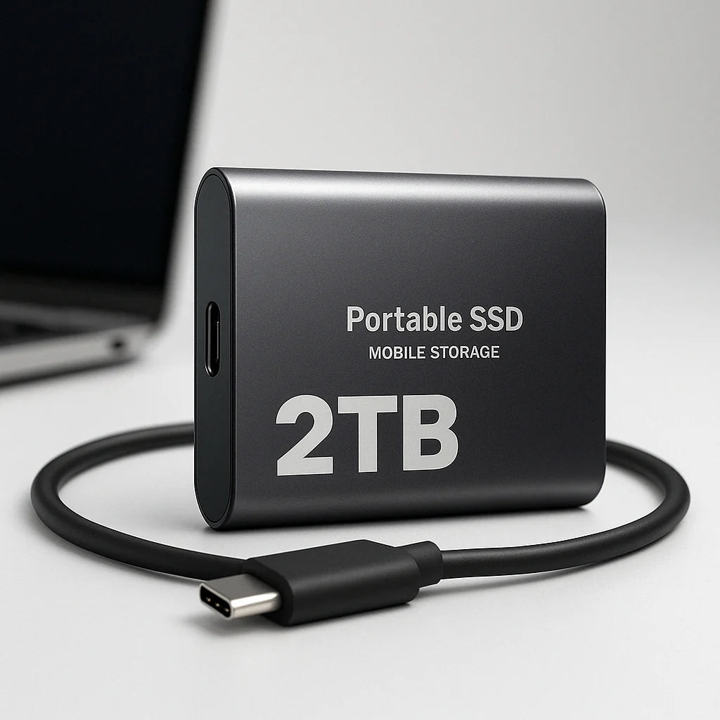 External SSD USB-C 2 TB 1050 MB/s Fast Transfer
