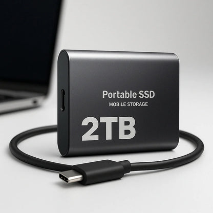 External SSD USB-C 2 TB 1050 MB/s Fast Transfer