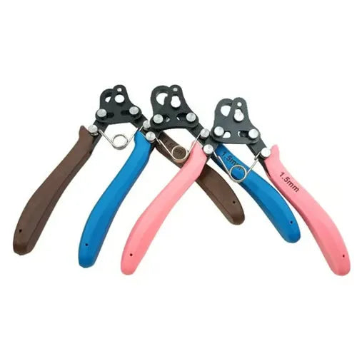 Eyelet Pliers Multi-Hole Head Ergonomic Spring-Return Handles