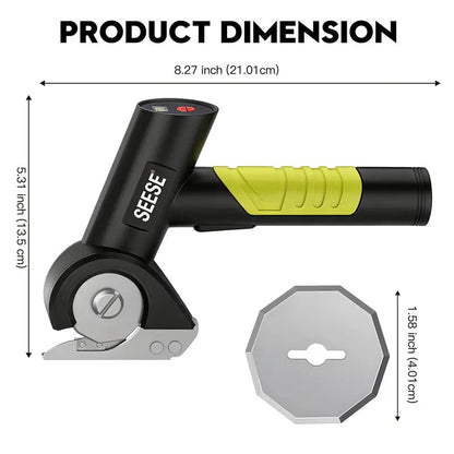 Fabric & Leather Cutter Cordless Brushless Motor