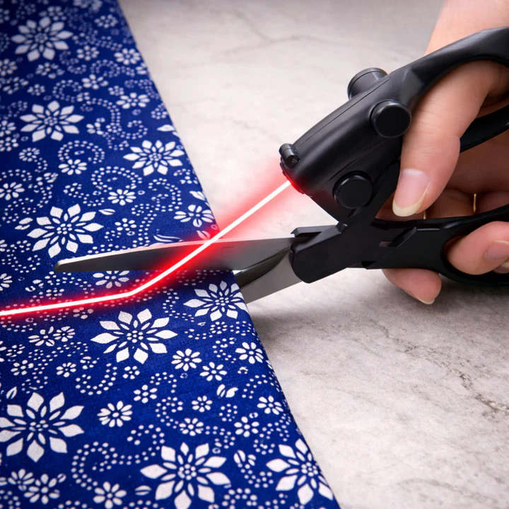 Fabric Scissors Laser Guide & Stainless Steel Blades