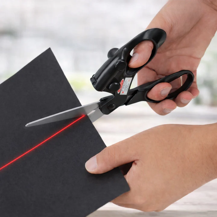 Fabric Scissors Laser Guide & Stainless Steel Blades