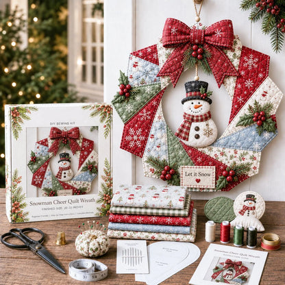Fabric Wreath Kit DIY Christmas Craft