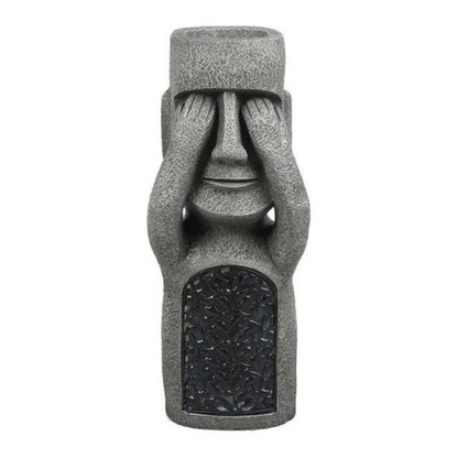 Face Planter Solar LED Weatherproof Resin