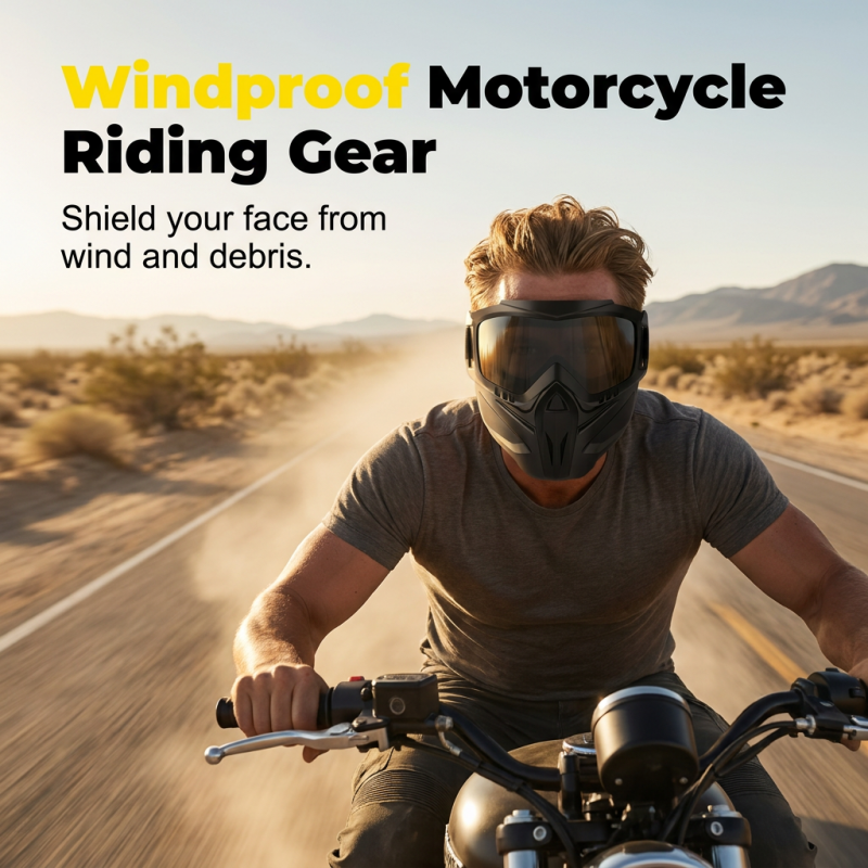 Face Shield Detachable Goggles & Ventilated Anti-Fog Polycarbonate