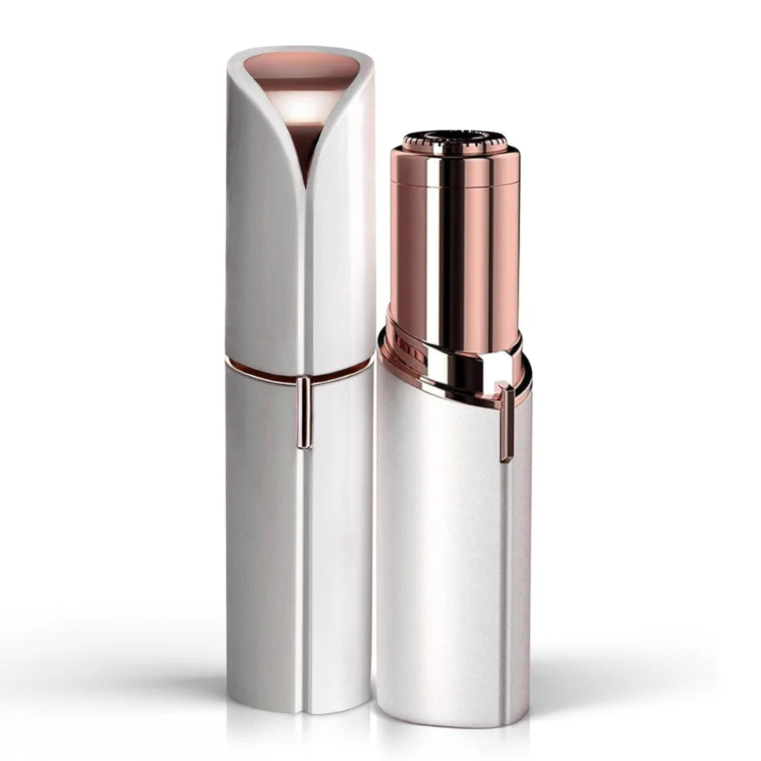 Facial Hair Remover Lipstick-Style Stainless Steel Blade Travel Size