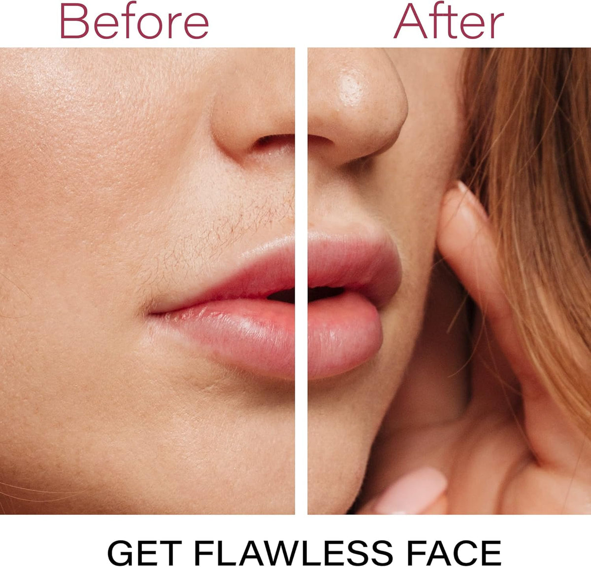 Facial Hair Remover Lipstick-Style Stainless Steel Blade Travel Size