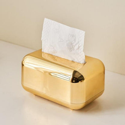 Facial Tissue Box Spring-Loaded Non-Slip Base