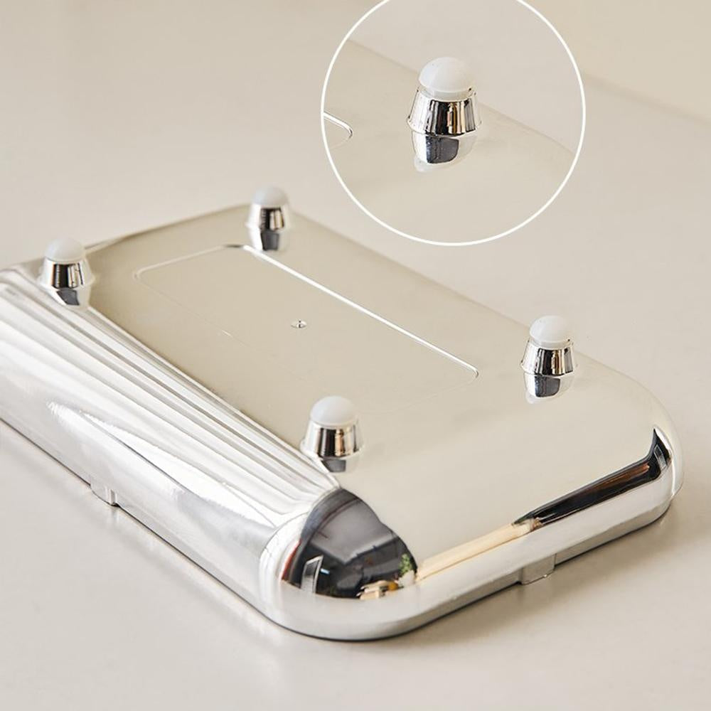 Facial Tissue Box Spring-Loaded Non-Slip Base