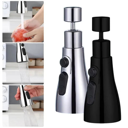 Faucet Aerator 360° Rotating Three Spray Modes Water-Saving