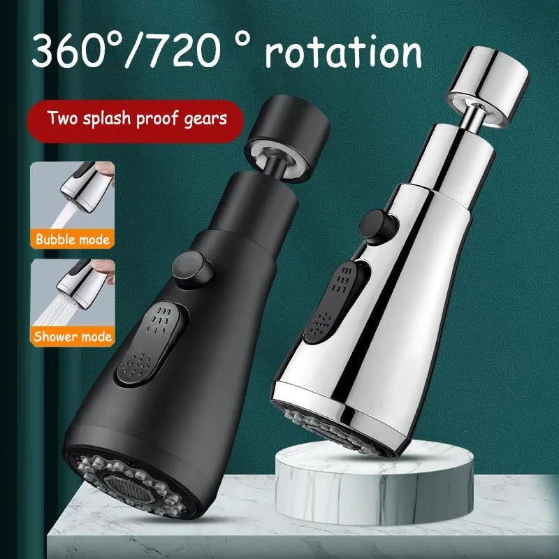 Faucet Aerator 360° Rotating Three Spray Modes Water-Saving