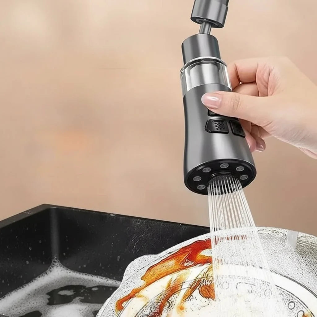 Faucet Extender 720° Swivel 3 Spray Modes