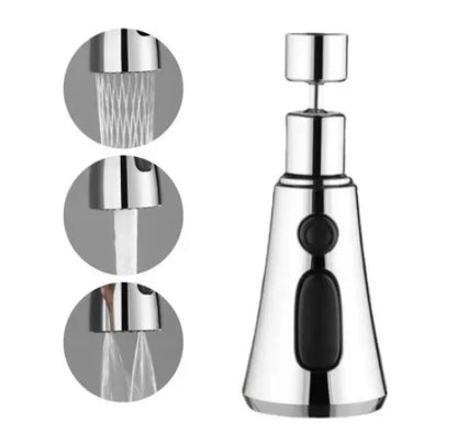 Faucet Extender 720° Swivel 3 Spray Modes