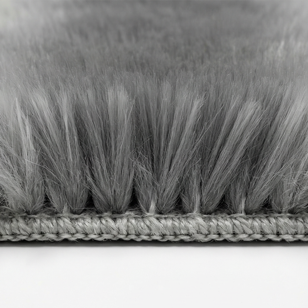 Faux Fur Rug 1.6 Inch Pile Non-Slip Machine Washable