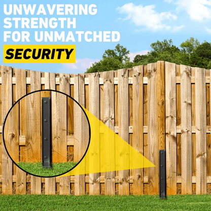 Fence Post Repair Kit 11-Gauge H-Shaped Steel 80 cm