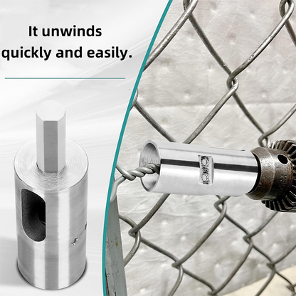 Fence Wire Tensioner Drill-Powered Hardened Steel