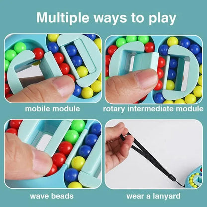 Fidget Puzzle Double-Sided Rotating Beads