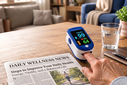 Finger Pulse Oximeter OLED Display Heart Rate Monitor