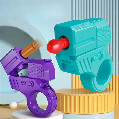Finger Toy Launcher Ergonomic Ring Pocket-Sized