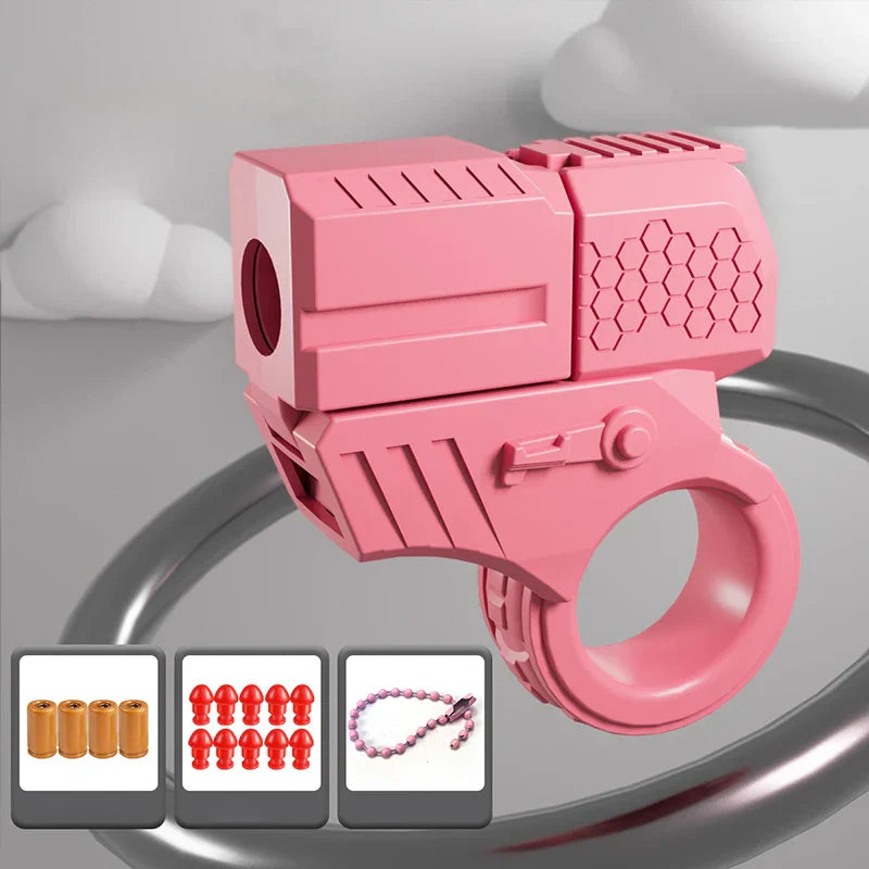 Finger Toy Launcher Ergonomic Ring Pocket-Sized