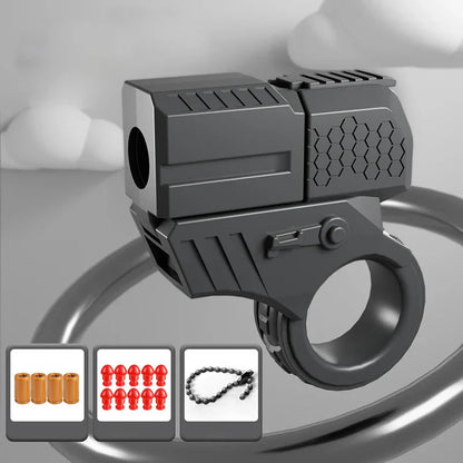 Finger Toy Launcher Ergonomic Ring Pocket-Sized