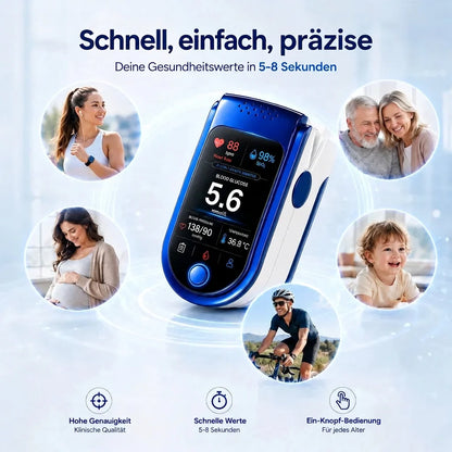 Fingertip Pulse Oximeter Clear Digital Display Daily Monitoring