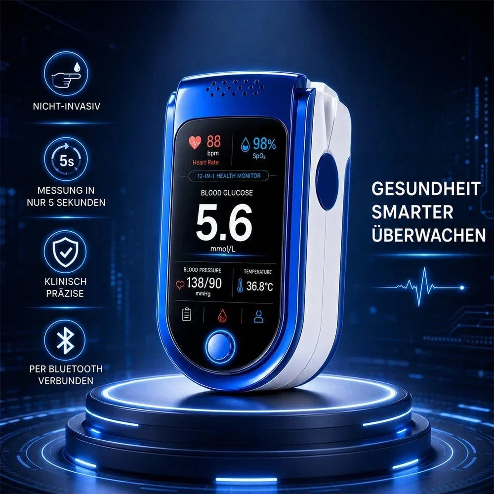 Fingertip Pulse Oximeter Clear Digital Display Daily Monitoring