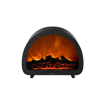 Fireplace Humidifier Realistic LED Flame & Remote Control