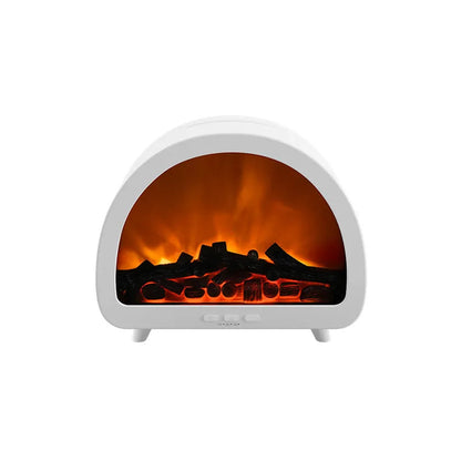 Fireplace Humidifier Realistic LED Flame & Remote Control