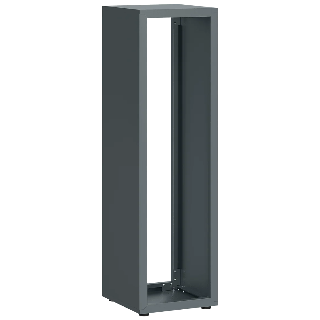 Firewood Rack Galvanized Steel Weather-Resistant Adjustable Feet